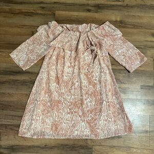 Entro Blush Patterned Women’s Dress